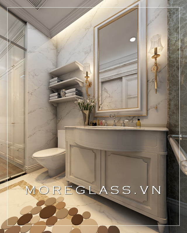 Gương trang trí phòng tắm